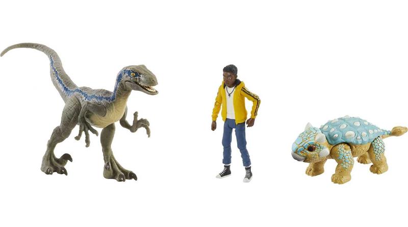 Imagem de Jurassic World Camp Cretaceous - Storypack com 3 Action Figures (Darius, Blue & Bumpy) - Articuladas e Exclusivas da Amazon