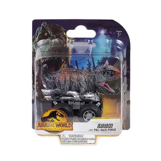 Imagem de Jurassic World - Carrinho de Dinossauro 7cm - Carnotaurus