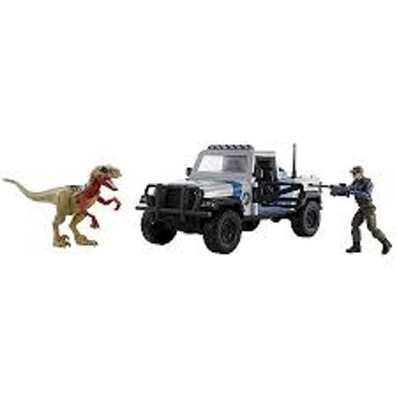 Imagem de Jurassic World - Dinossauro Atrociraptor e Veículo - HKY13 - Mattel