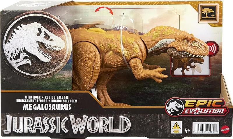 Imagem de Jurassic world dinossauro com som rugido selvagem mattel