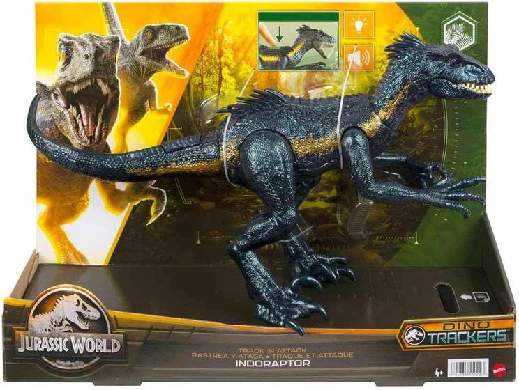 Imagem de Jurassic World Dinossauro Indoraptor Track N Attack Som Mattel
