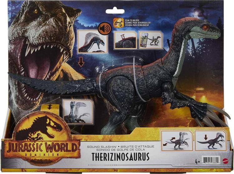 Imagem de Jurassic World Dinossauro Therizinosaurus Com Som - Mattel GWD65