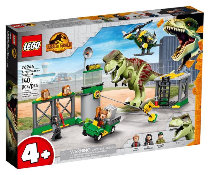 Imagem de Jurassic World Fuga de Dinossauro T. rex - Lego 76944