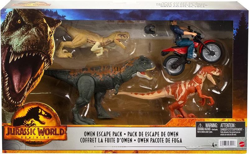 Imagem de Jurassic World Owen Pacote de Fuga Mattel HFG64