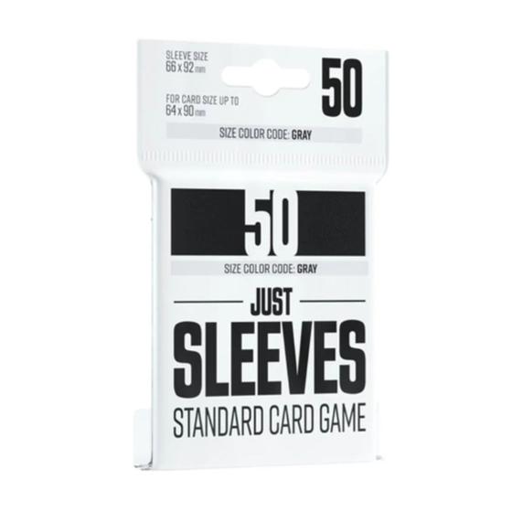 Imagem de Just Sleeves Standard Card Game Black Size Color Code: Gray 