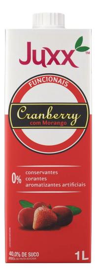 Imagem de Juxx Funcionais Suco De Cranberry E Morango Sem Glúten 1 L