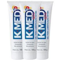 Imagem de K-MED Gel Lubrificante Intimo CIMED 3x100g sex shop KMED