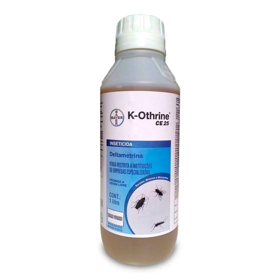 K-Othrine CE 25 Bayer - 1 Litro Menor preço em K-Othrine CE 25 Bayer - 1 Litro