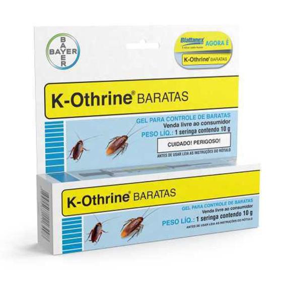 K-othrine - Mata Baratas Bisnaga 10g Controle Pragas Bayer Menor preço em K-othrine - Mata Baratas Bisnaga 10g Controle Pragas Bayer
