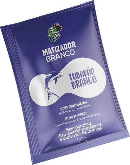 Imagem de Kamaleão Color Matizador Sache Branco Tubarão Efeito Platinado 50gr