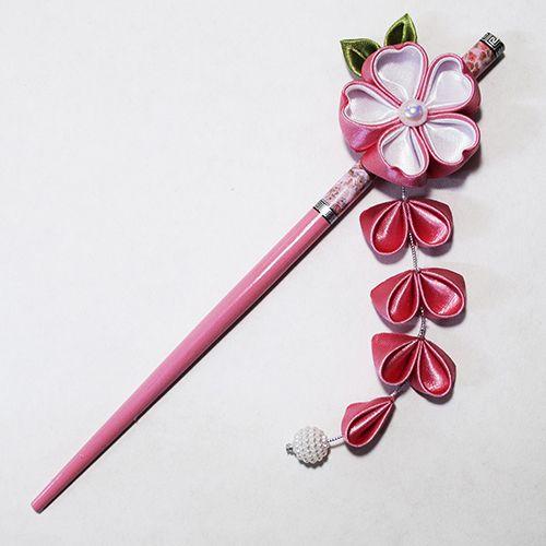 Imagem de Kanzashi - Hashi Palito Para Cabelo - Modelo Sakura