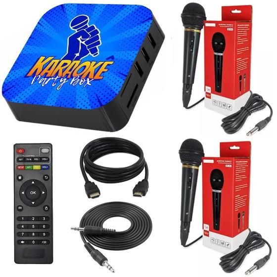 Imagem de Karaoke Box ul +2 Microfones +De 1000 Música Com Pontuação