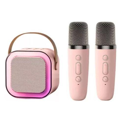 Karaokê Caixinha De Som C/ 2 Microfones Bluetooth Infantil Menor preço em Karaokê Caixinha De Som C/ 2 Microfones Bluetooth Infantil