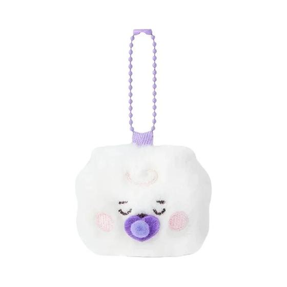 Imagem de Kawaii Bt21 8cm Mini Chaveiro De Pelúcia Pingente Bebê Chupeta Boneca Saco Ornamento Anime Presente