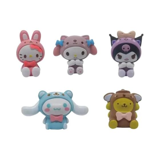 Kawaii Sanrio Hello Kitty Kuromi Melody Cinnamoroll Anime Figura ...