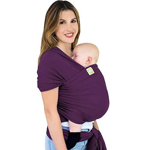 Imagem de KeaBabies Baby Wrap Carrier - All in 1 Original Breathable Baby Sling, Lightweight, Hands Free Baby Carrier Sling, Baby Carrier Wrap, Baby Carriers for Newborn,Baby Wraps Carrier (Royal Purple)