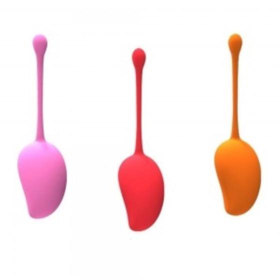 Imagem de Kegel ball set mango 3 - kit pompoarismo