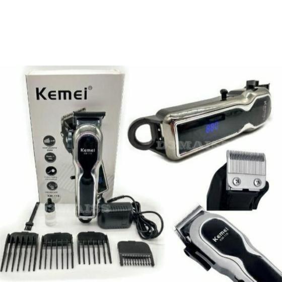 Imagem de Kemei Km-119 Cortador Profissional Com Display Led