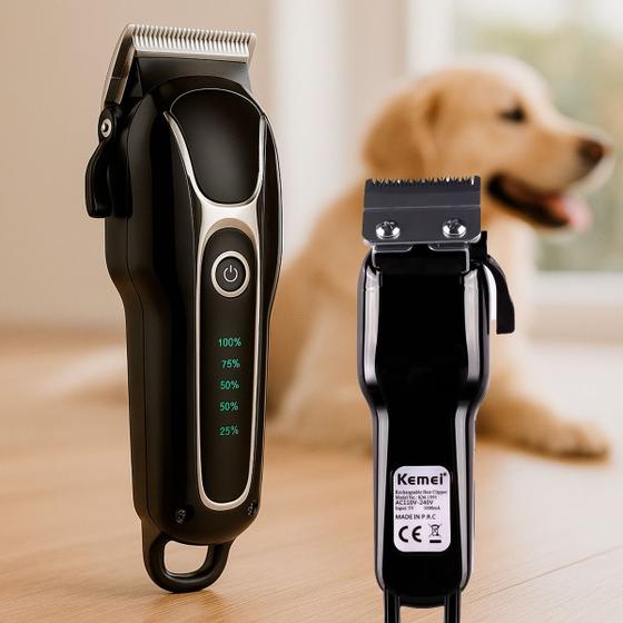 Imagem de Kemei Pet Recarregável Com Display E Led