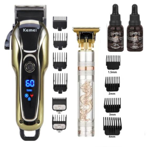 Imagem de  Kemei Profissional Barbearia Qualidade  Motor Potente