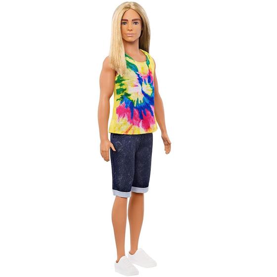 Ken Fashionistas 138 Loiro Cabelos Longos GHW66 - Mattel