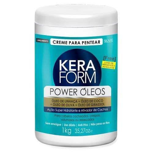 Keraform Creme Para Pentear 1 Kg Power Óleos Free Menor preço em Keraform Creme Para Pentear 1 Kg Power Óleos Free
