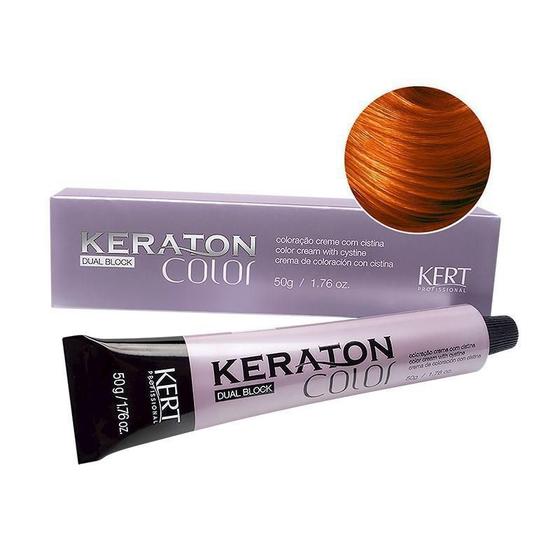 Imagem de Keraton Dual Block N 8.34 Louro Claro Dourado Acobreado 50G