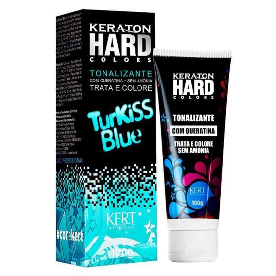 Imagem de Keraton Hard Colors Tonalizante Turkiss Blue   100g