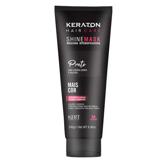 Imagem de Keraton Shine Mask Preto Azulado 240g