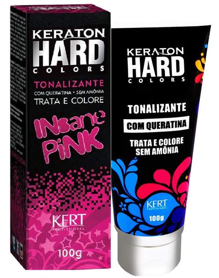 Imagem de Keraton Tonalizante Hard Color Insane Pink 100g