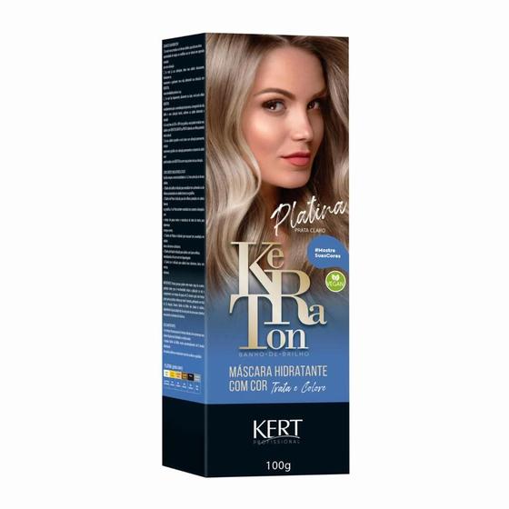 Imagem de Kert Keraton Banho de Brilho Platina 100g