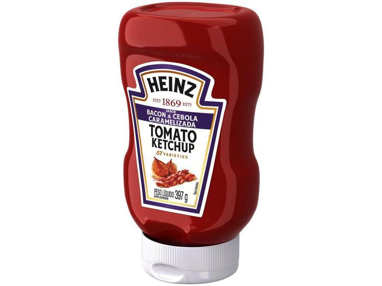 Ketchup Bacon & Cebola Caramelizada Heinz 397g Ketchup Magazine Luiza