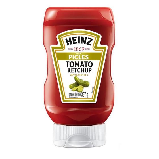 Ketchup Sabor Picles Heinz 397G Brasil Ketchup Magazine Luiza