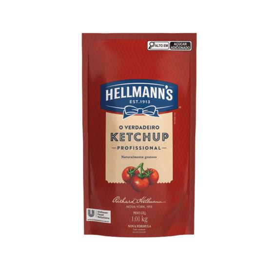 Imagem de Ketchup Uso Profissional Hellmanns Sachê 1,01kg