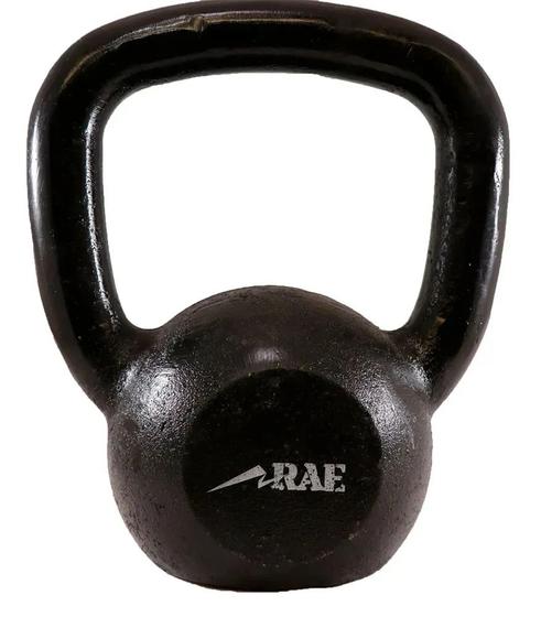 Imagem de Kettlebell de ferro polido para treinamento funcional 16 kg - rae fitness