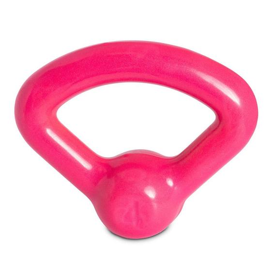 Imagem de Kettlebell Emborrachado Rosa 4kg Acte Sports