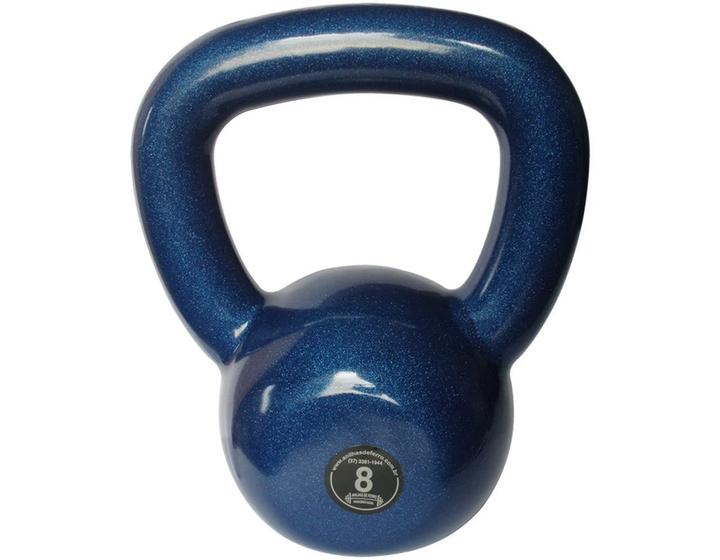 Imagem de Kettlebell Emborrachado Treinamento Funcional Fitness 8,0 Kg