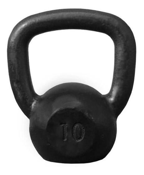 Imagem de Kettlebell Pintado 10Kgs Exercício Funcional Treinamento Funcional