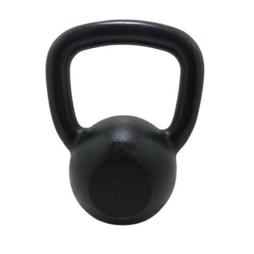 Imagem de Kettlebell Pintado 12Kg (Unidade) Exercício Funcional Preto