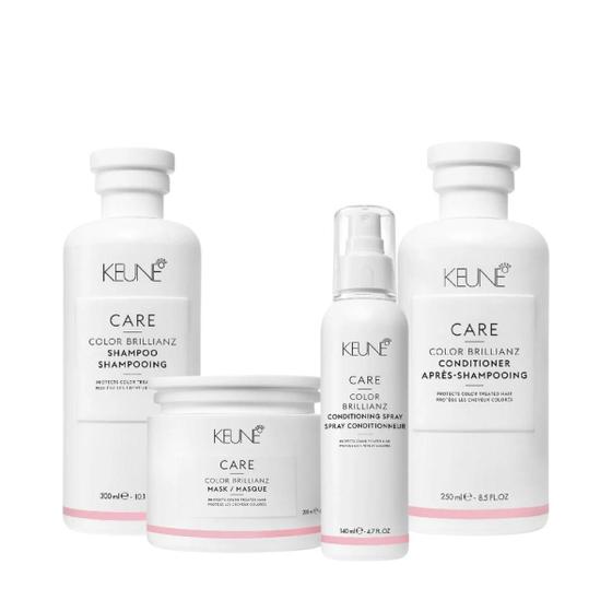 Imagem de Keune Care Color Brillianz Sh 300ml + Cond 250ml + Masc 200ml + Leave-in 140ml