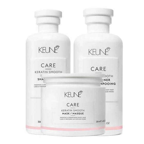 Imagem de Keune Keratin Smooth Kit Shampoo + Condicionador + Máscara