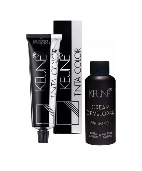 Imagem de Keune Tinta Color 6.1 + Cream Developer 6% Volume 20