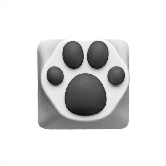 Imagem de Keycap Gamer Zomo Kitty Paw - Branco/Cinza - Silicone