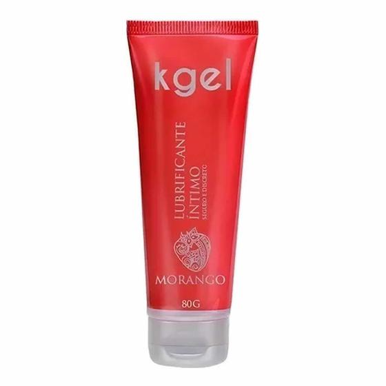 Imagem de Kgel Lubrificante Íntimo Gel a base de agua Aroma Morango 80g