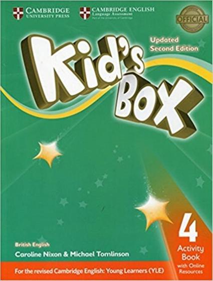 Imagem de Kids Box 4 Activity Book With Online Resources British Updated 2Nd Ed - CAMBRIDGE UNIVERSITY