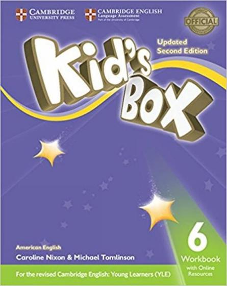 Imagem de Kids box american english 6 wb with online resources updated - 2nd ed - CAMBRIDGE UNIVERSITY
