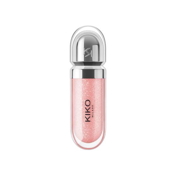 Imagem de Kiko Milano 3d Hydra Lipgloss Cor 04 Acabamento Glitter Cor Rosa