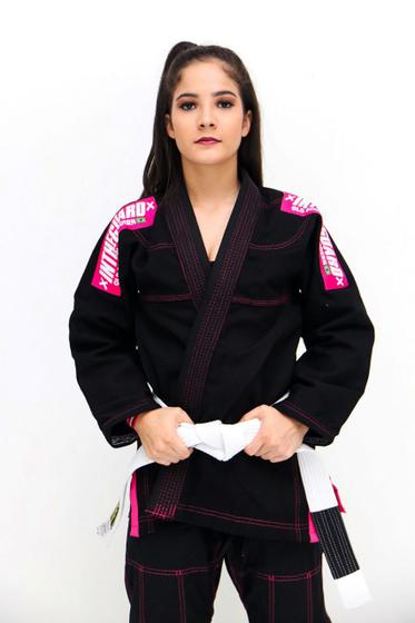 Imagem de Kimono de Jiu Jitsu - Feminino In The Guard  Rip Stop Preto A1