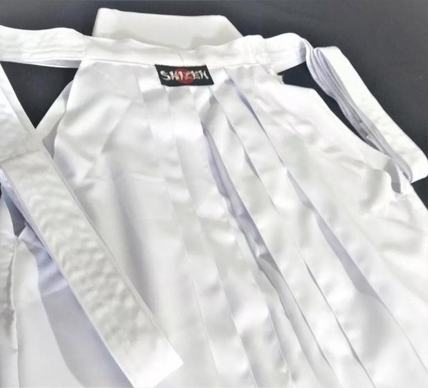 Imagem de Kimono Hakama De Aikido Branco Em Tecido Brim Algodão Shizen Tamanho:UnicoCor:Branco