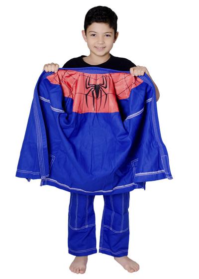 Kimono Infantil Azul Jiu Jitsu Judo Grappler Menor preço em Kimono Infantil Azul Jiu Jitsu Judo Grappler
